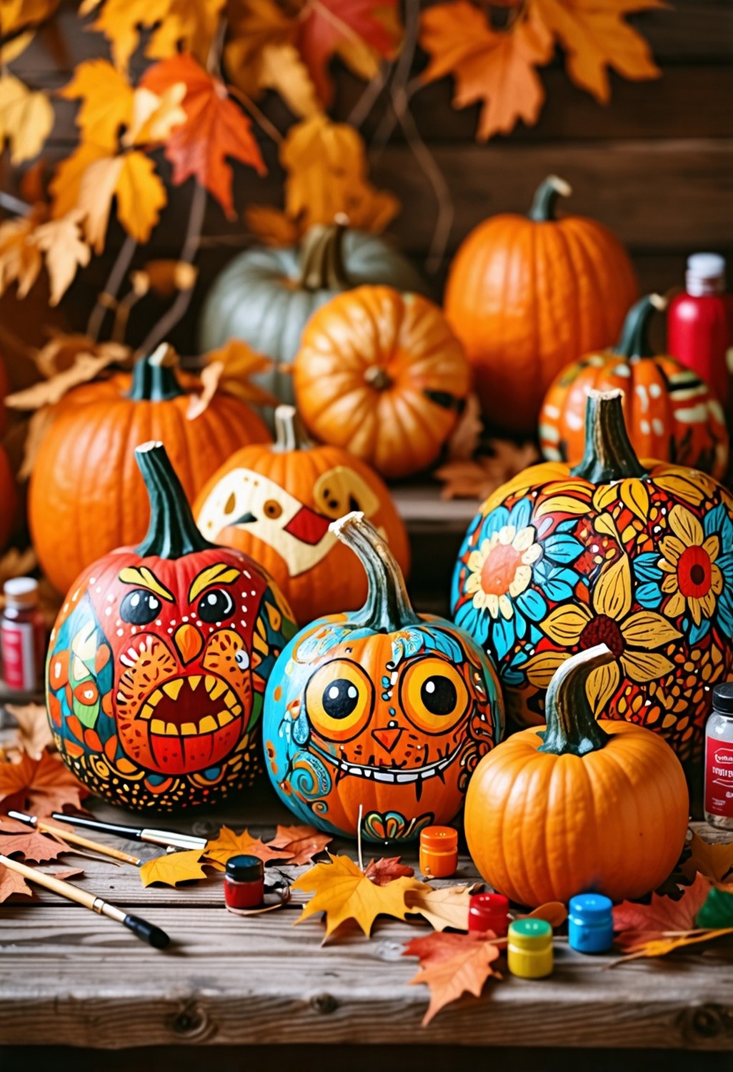 Painted Pumpkins