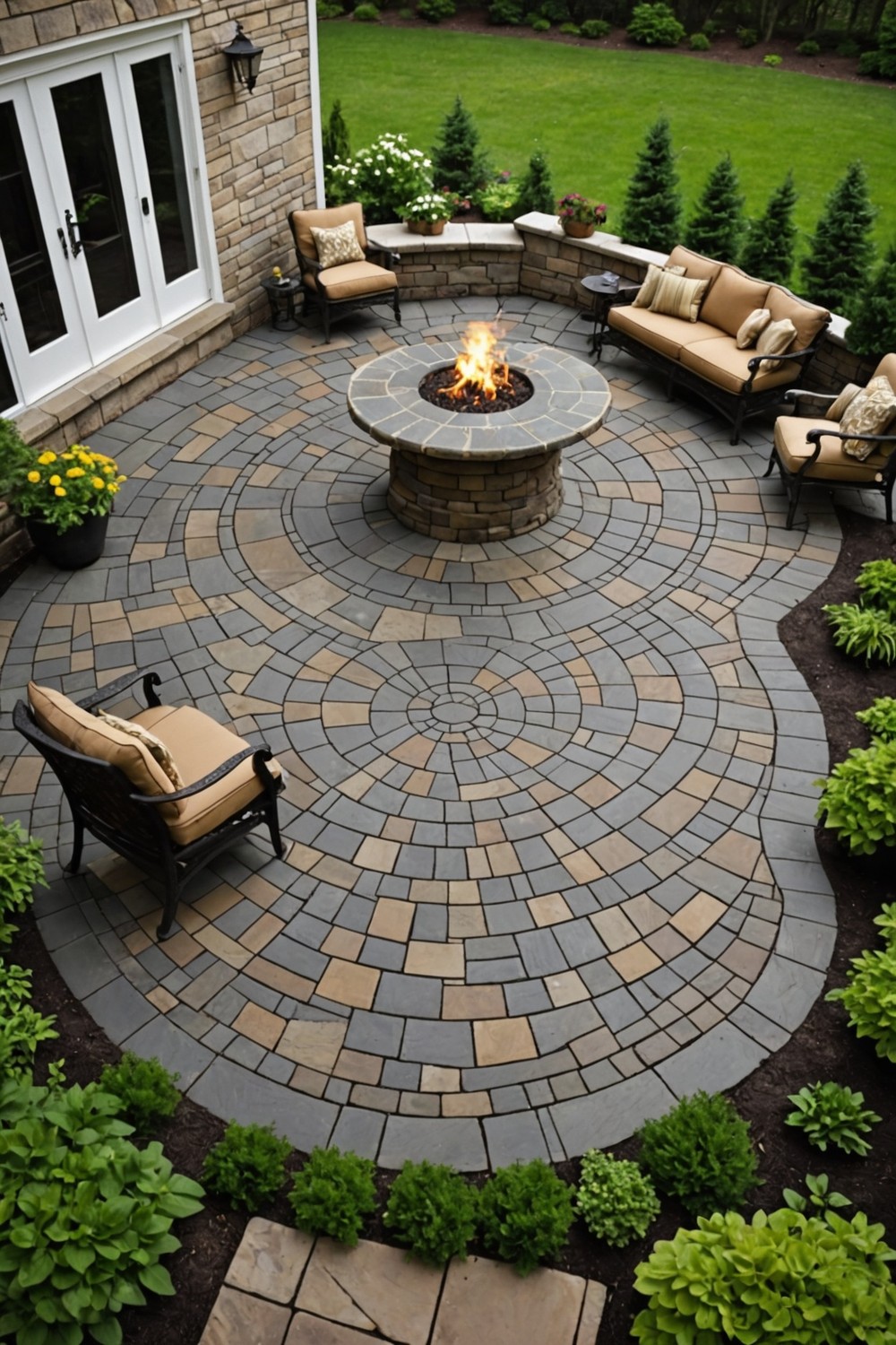 Patterned Flagstone Designs