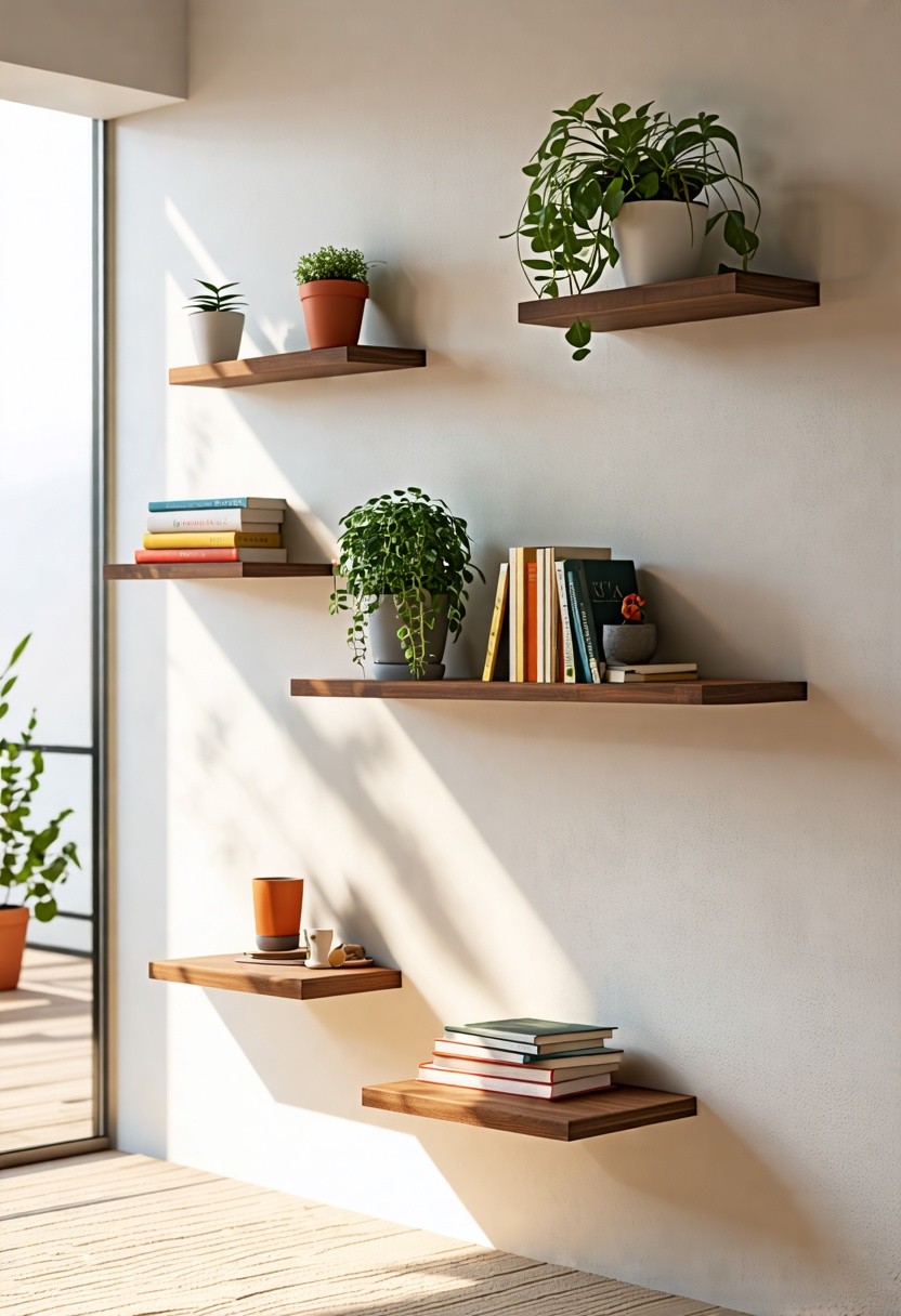 Use Floating Shelves