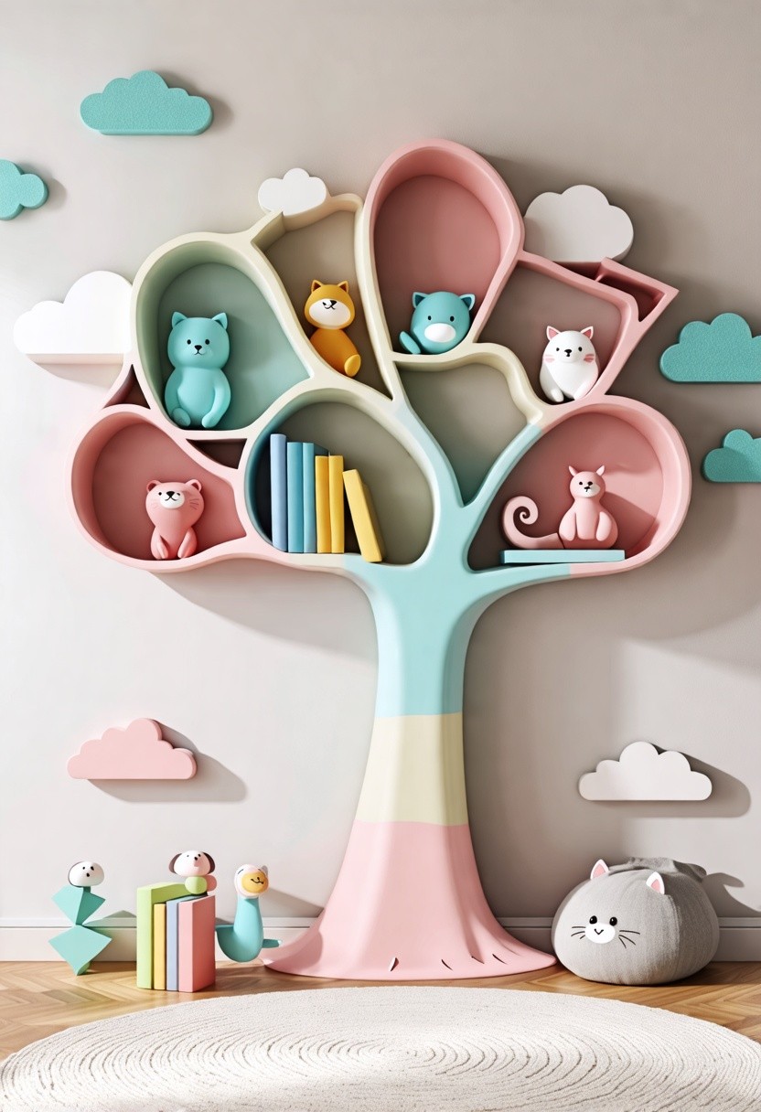 Use Shelves with Fun Shapes