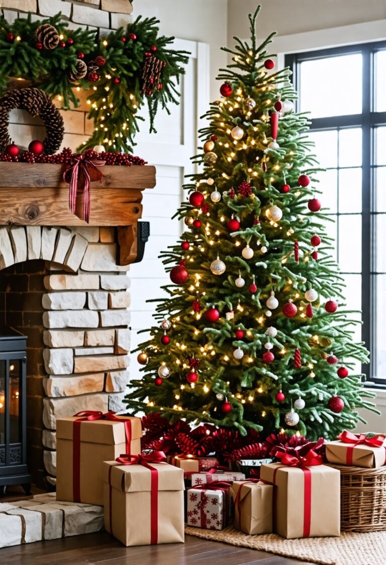 21 Woodsy Christmas Decor Ideas for Your Rustic Farmhouse