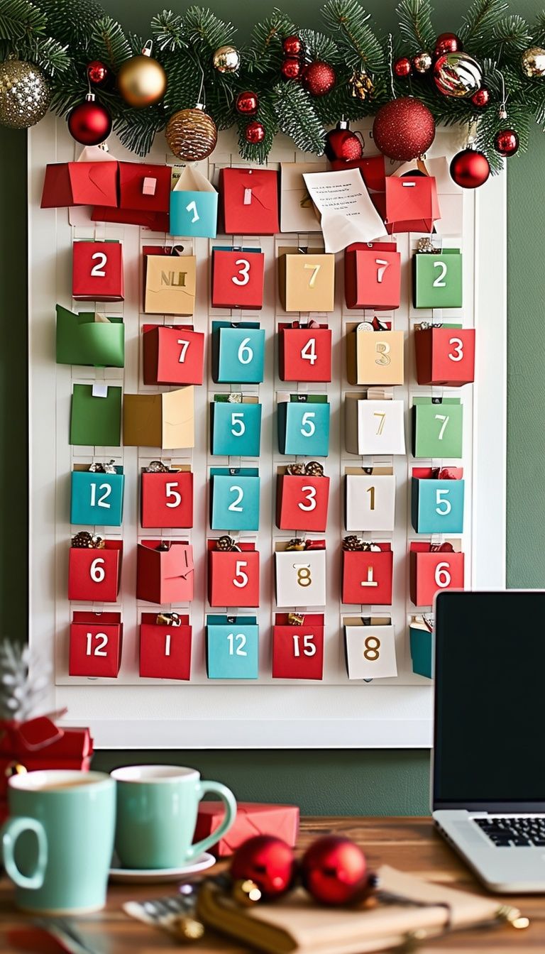 DIY Advent Calendar for the Office