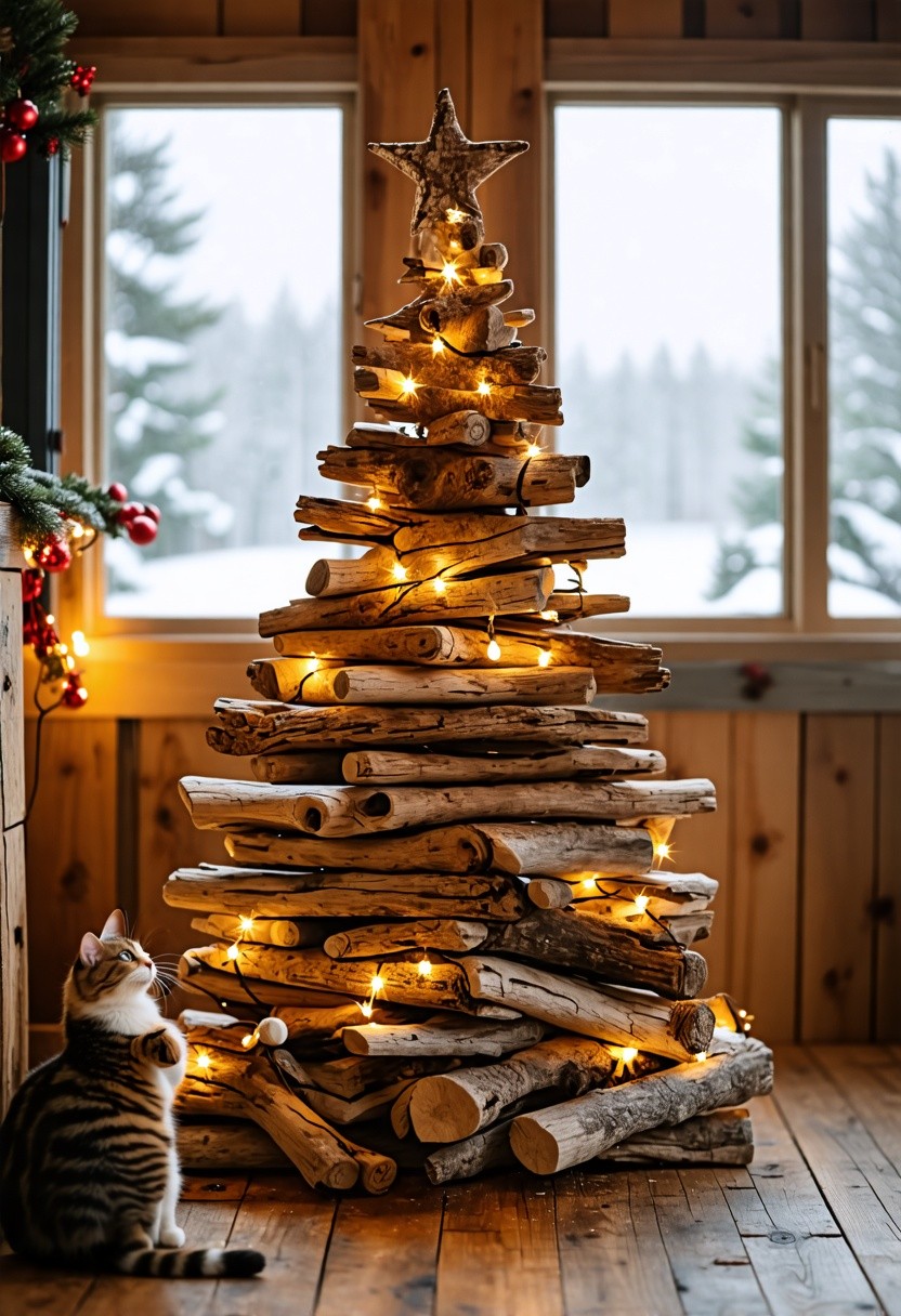 Driftwood Christmas Tree