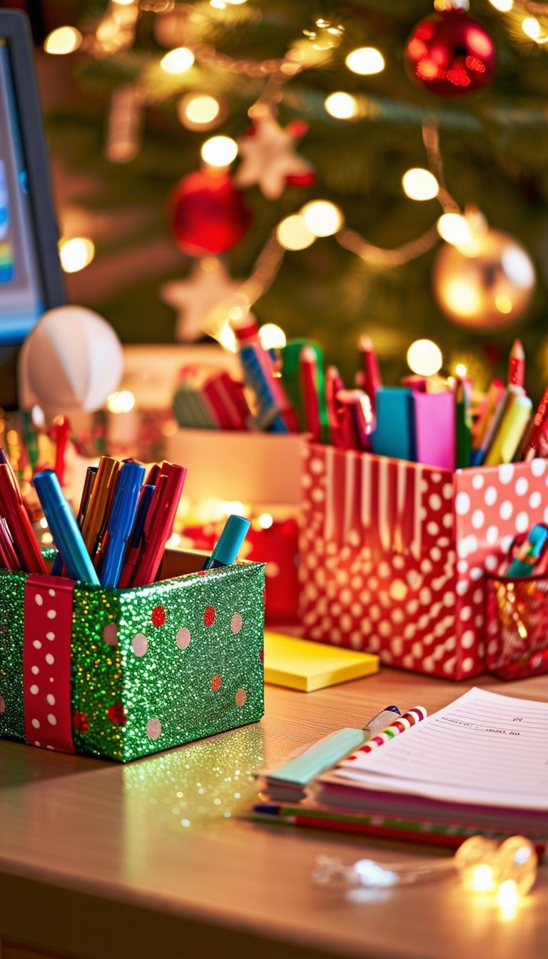 Festive Desk Organizers