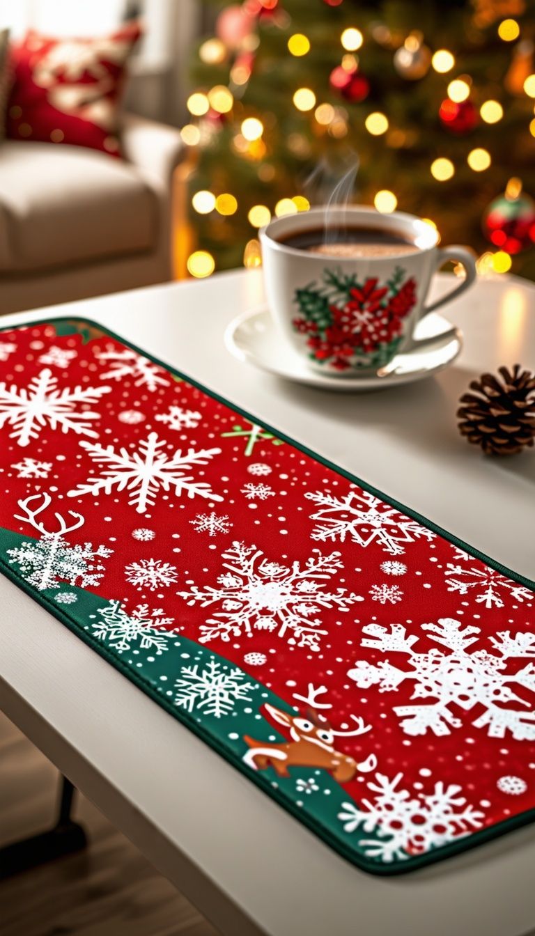 Holiday-Themed Desk Mats