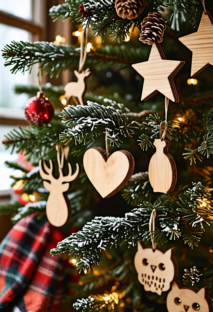 Rustic Wooden Ornaments