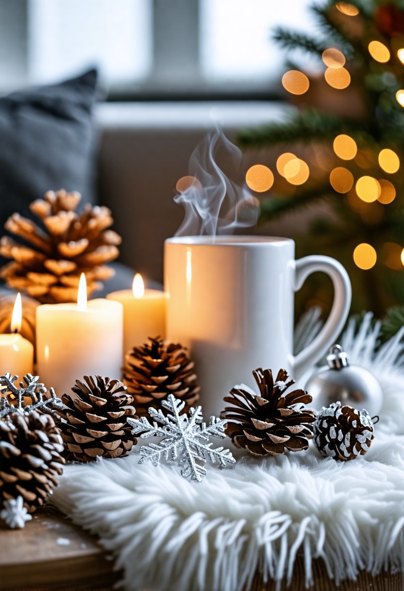 Snowy Table Decor