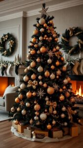 black christmas tree ideas