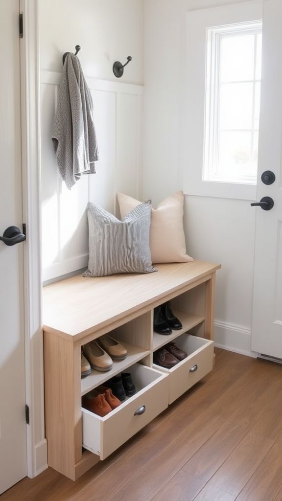 Built-In Benches with Storage