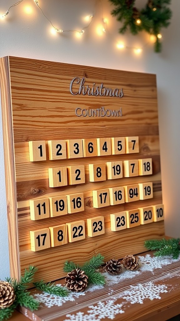 Christmas Countdown Board