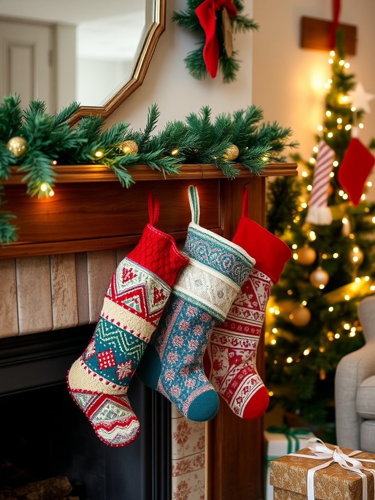 Christmas Stockings Display