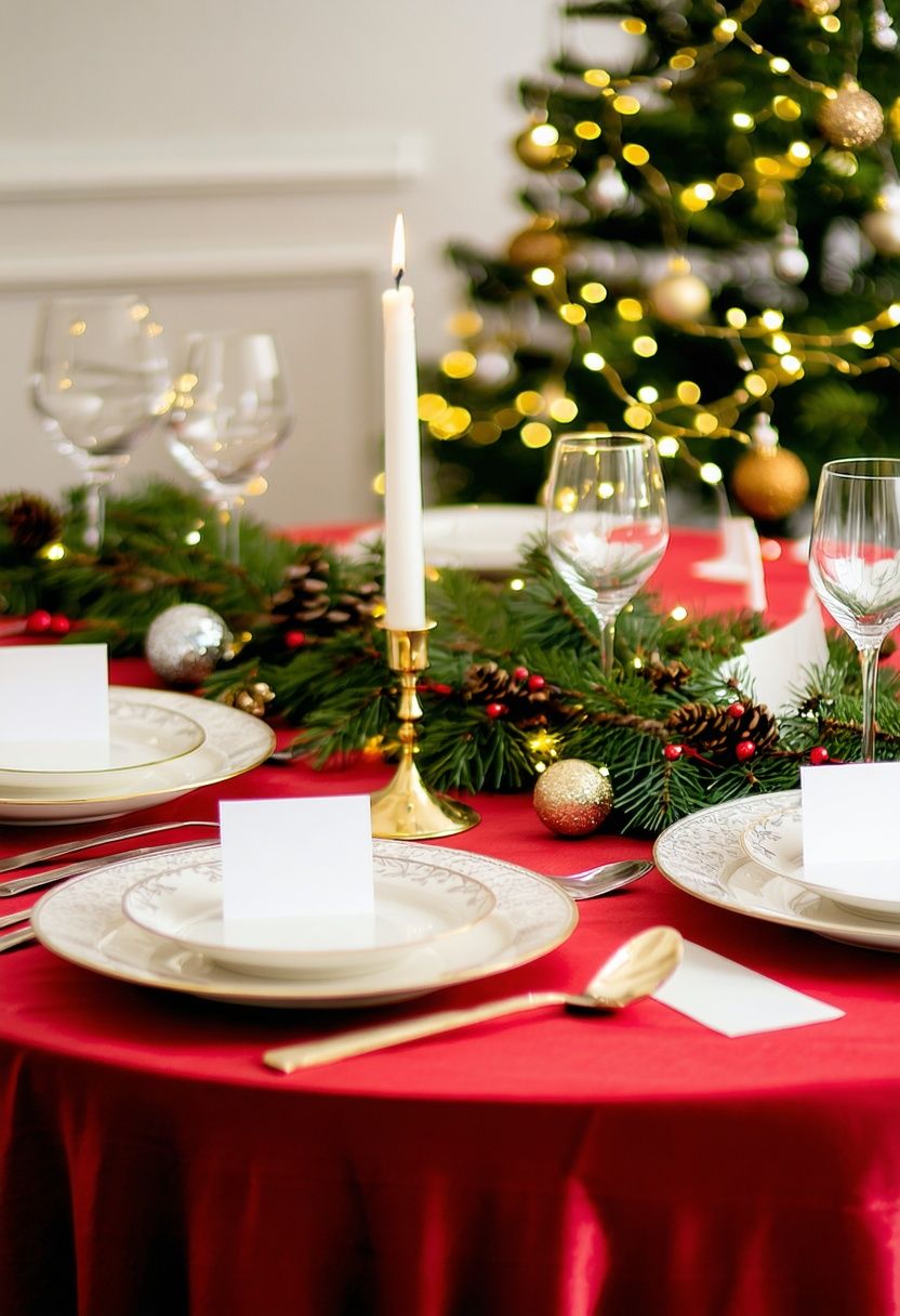 Christmas Table Settings