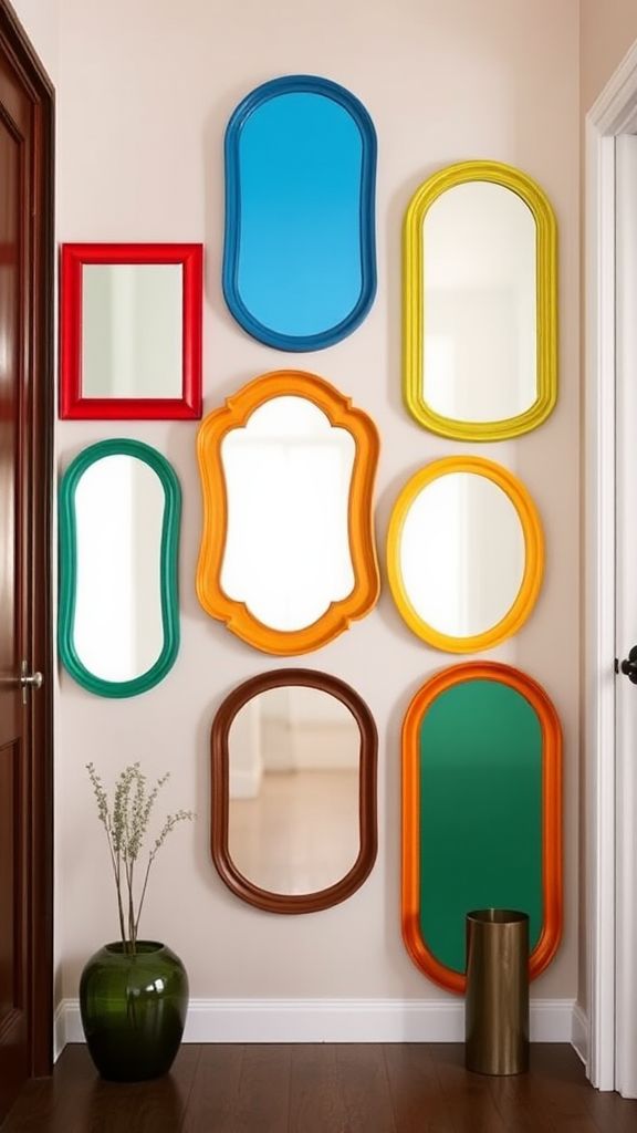 Colorful Framed Mirrors