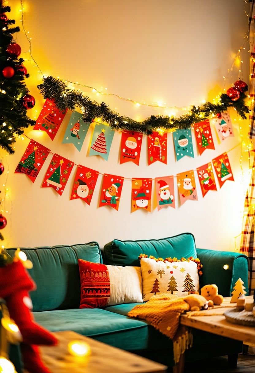 Colorful Christmas Banners