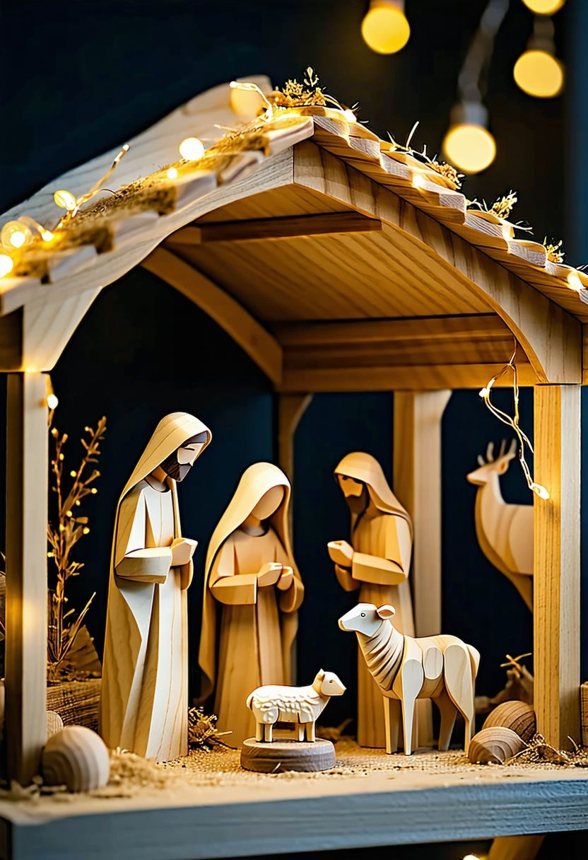 Compact Nativity Scenes