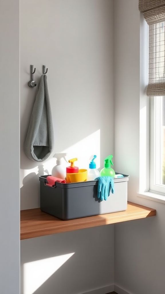 Designate a Cleaning Supply Caddy