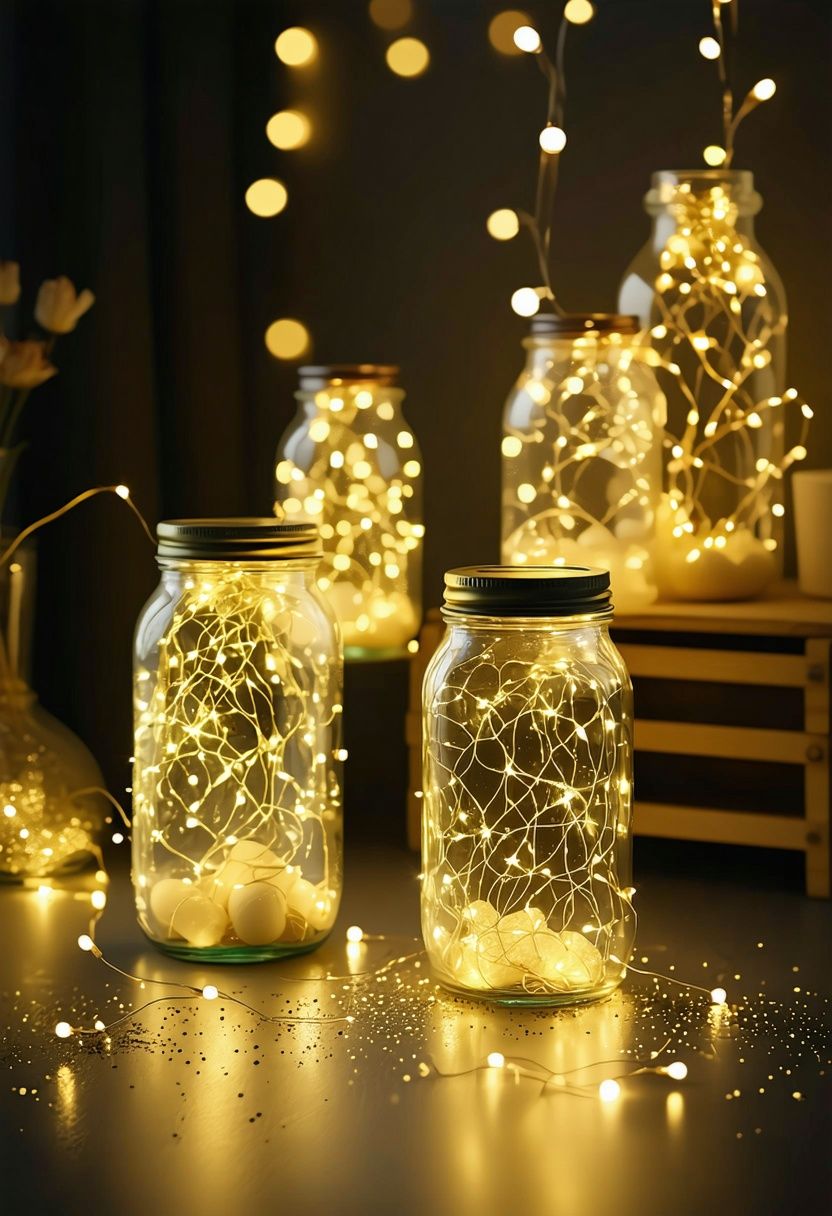 Fairy Light Jars