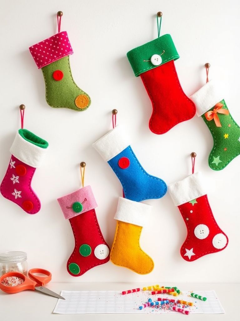 Felt Christmas Stockings