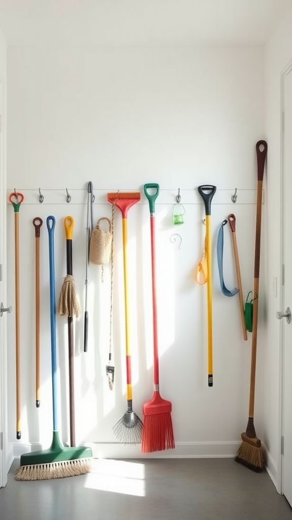 Install Hooks for Tools and Accessories