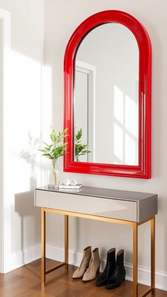 Lacquered Framed Mirrors