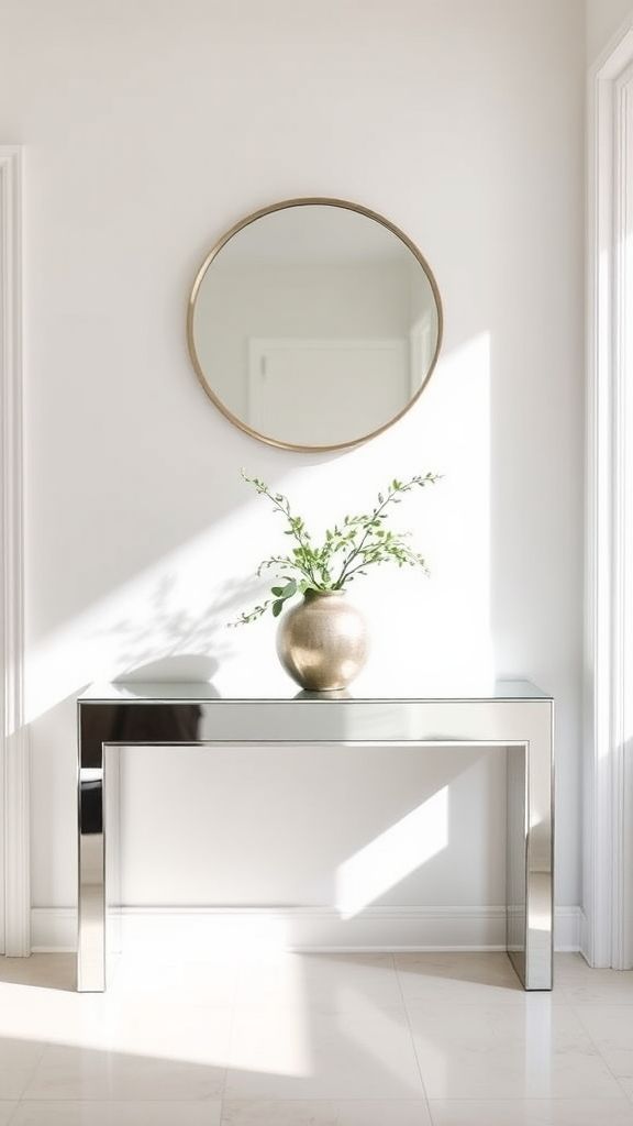 Mirrored Console Tables