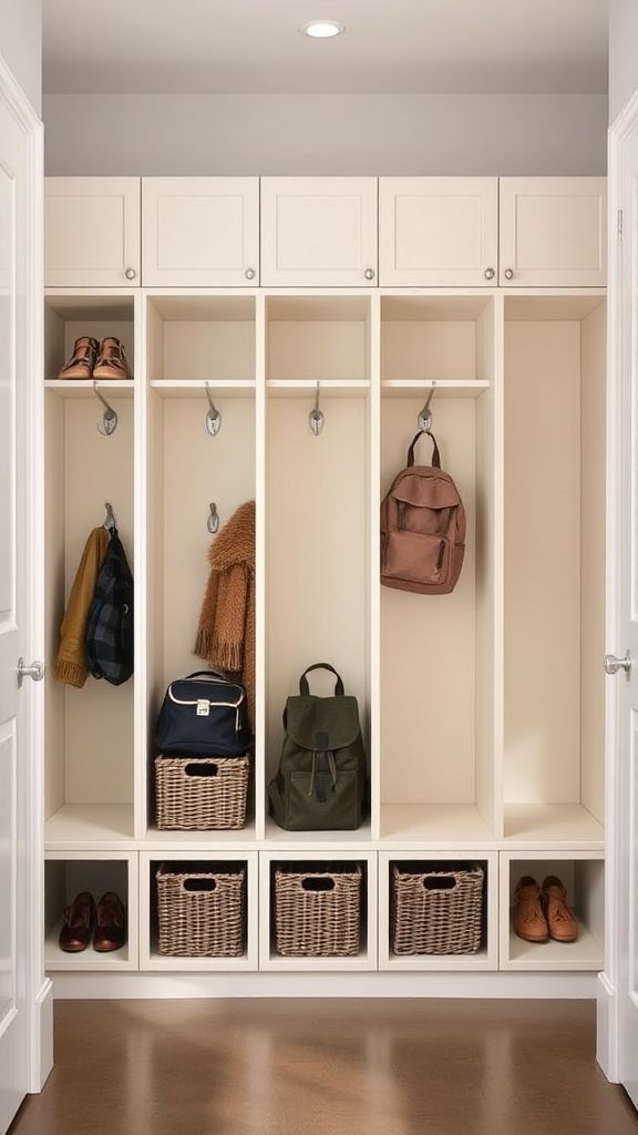 Mudroom Lockers for Family Members