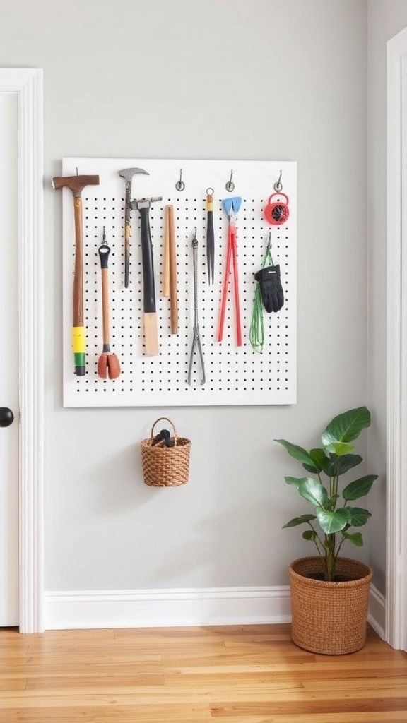 Pegboards for Customizable Tool Storage