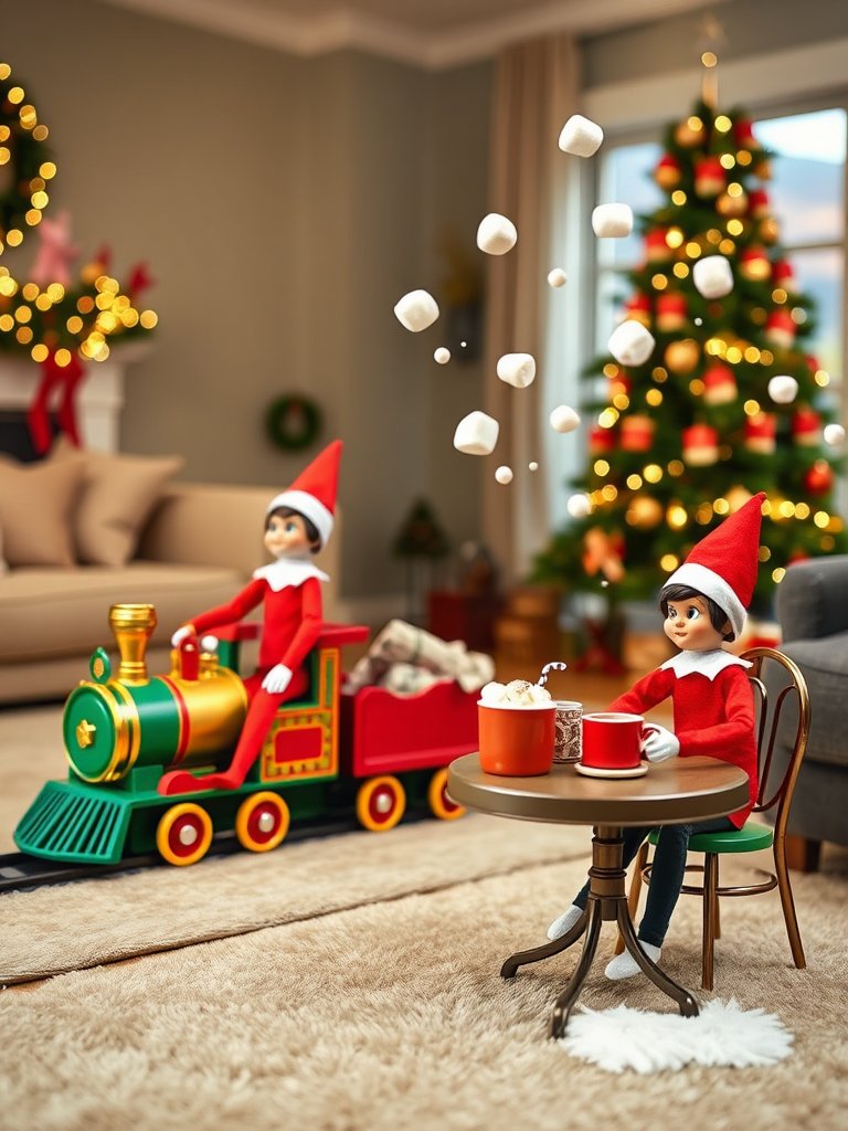 Playful Elf On The Shelf Ideas