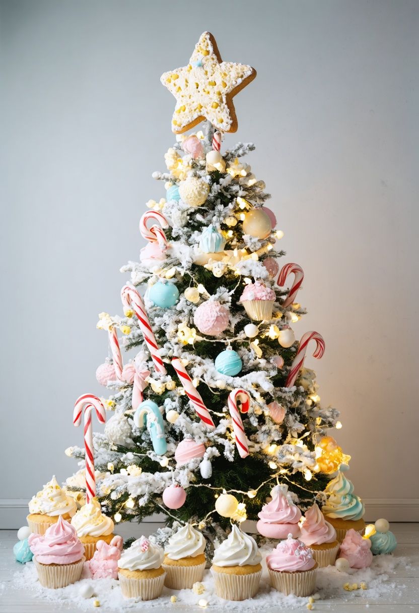 Playful Confectionery Theme White Tree