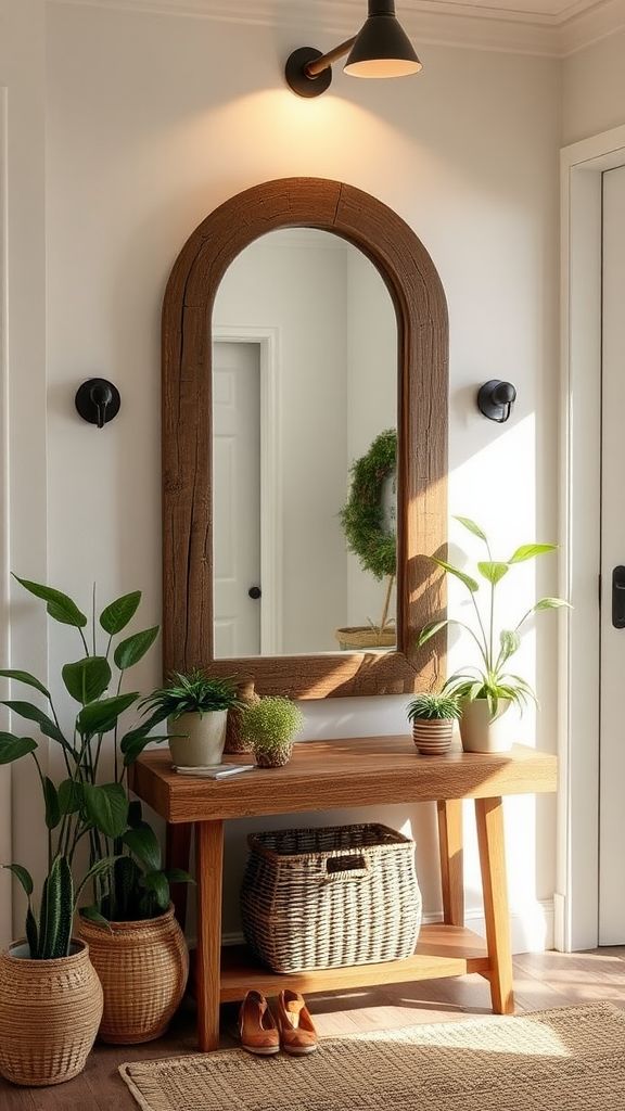 Rustic Wood Framed Mirrors