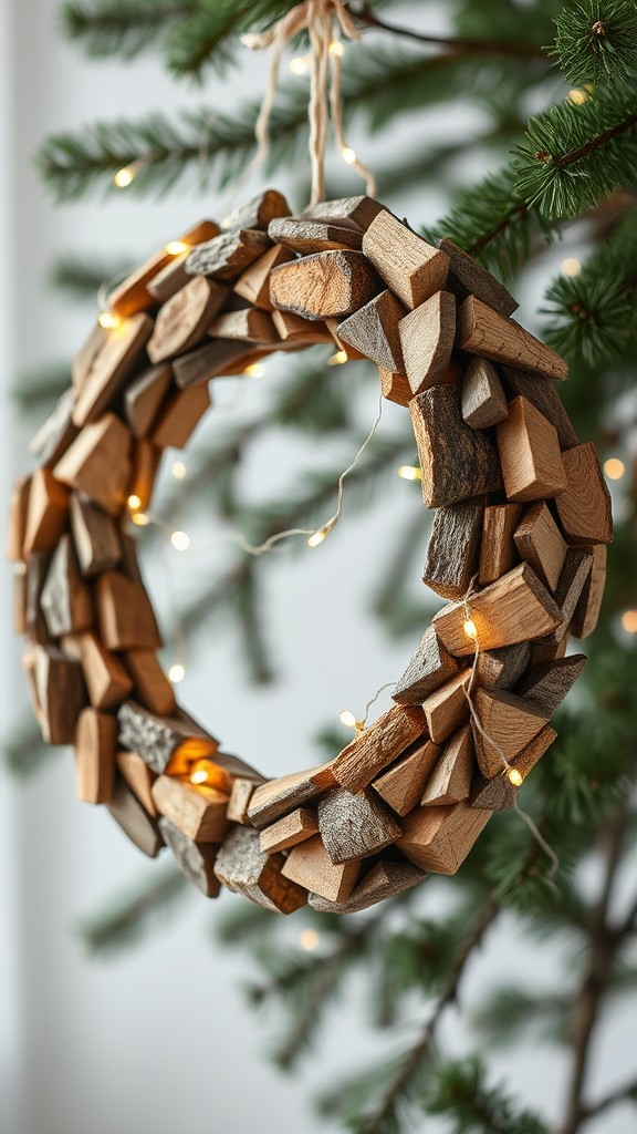 Scrap Wood Wreath