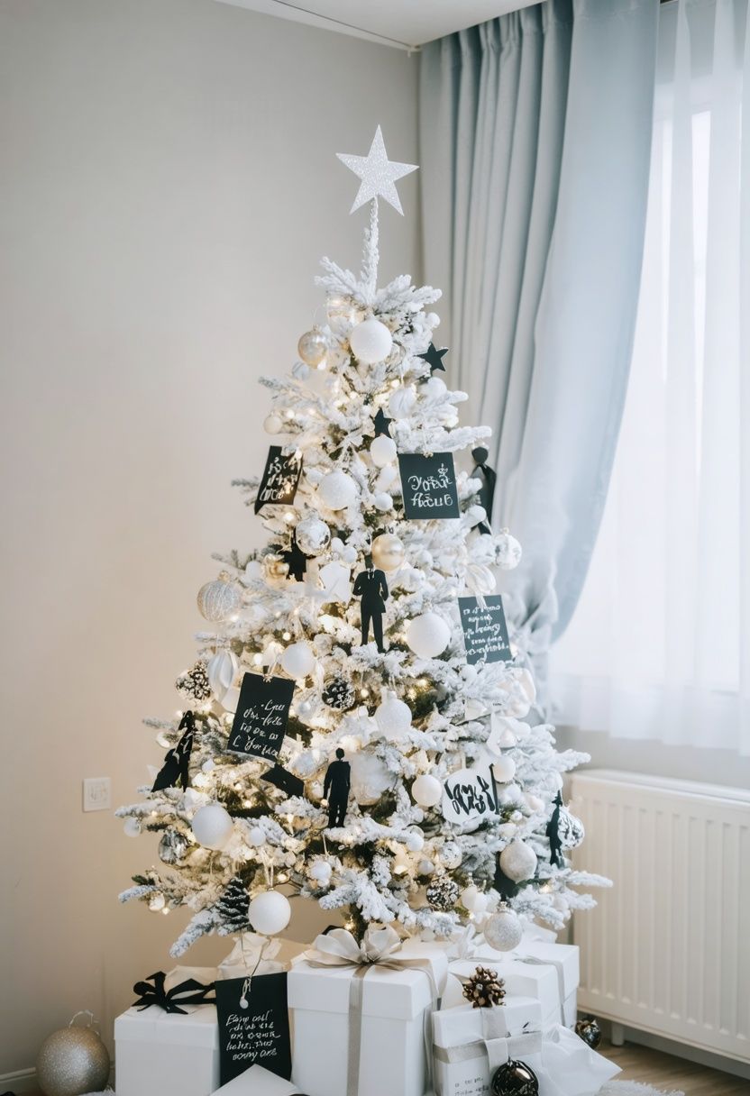 Themed White Tree Based on a Favorite Movie