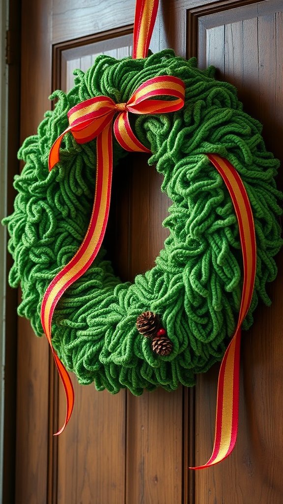 Traditional Wreath with Ribbons