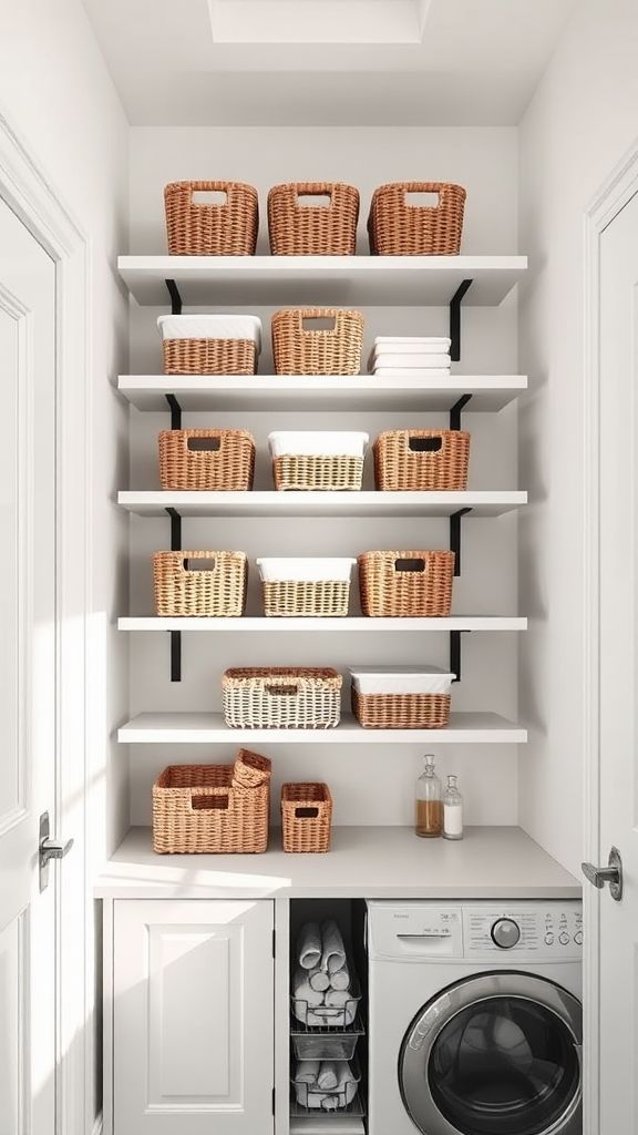 Utilize Vertical Space with Shelving