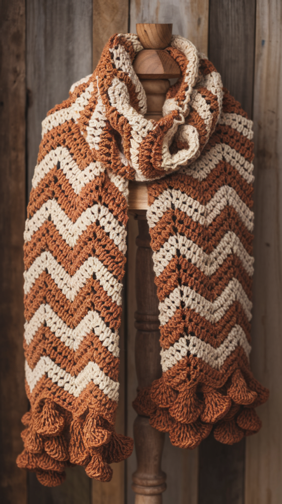 Chevron Pattern Scarf