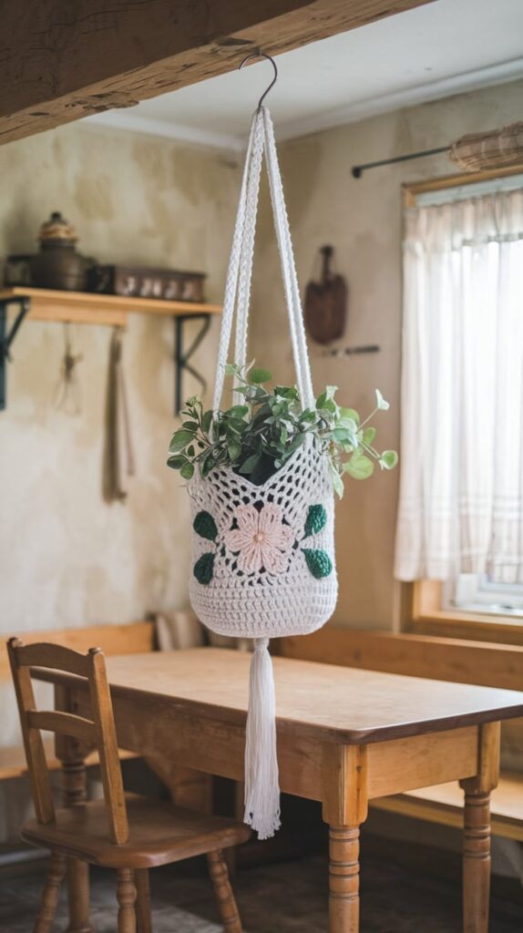 Crochet Window Planters