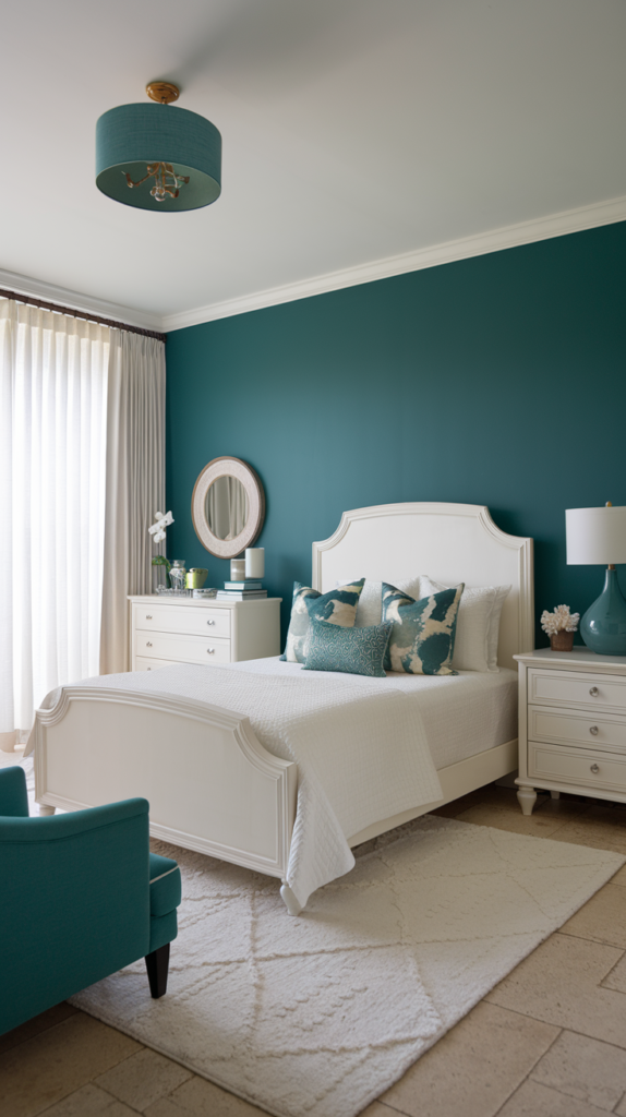 Incorporate Teal in Light Fixtures