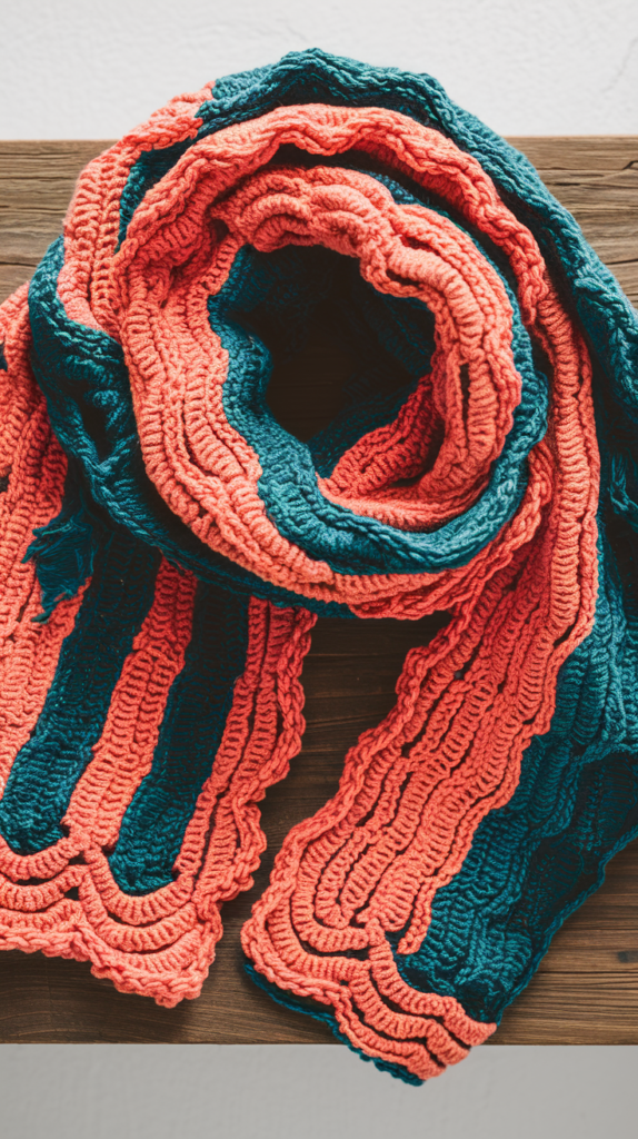 Shell Stitch Scarf