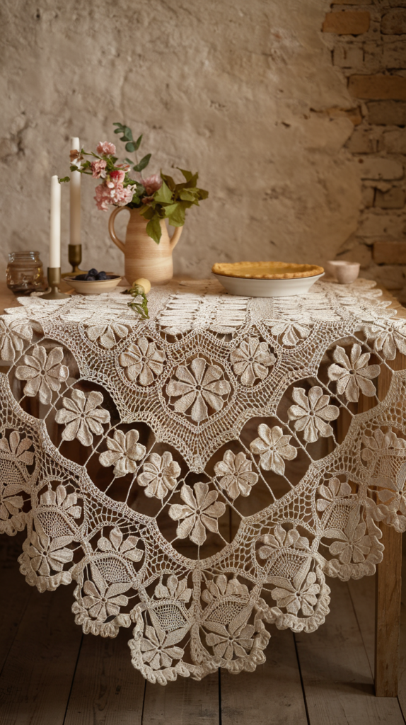 Vintage Crochet Tablecloths