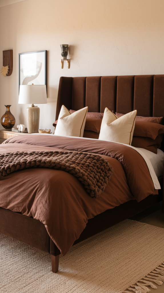 Warm Chocolate Brown Bedding Sets