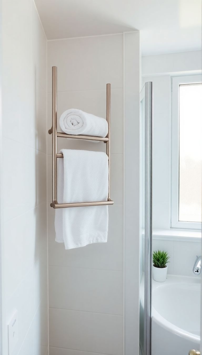 Add a Wall-mounted Towel Rack