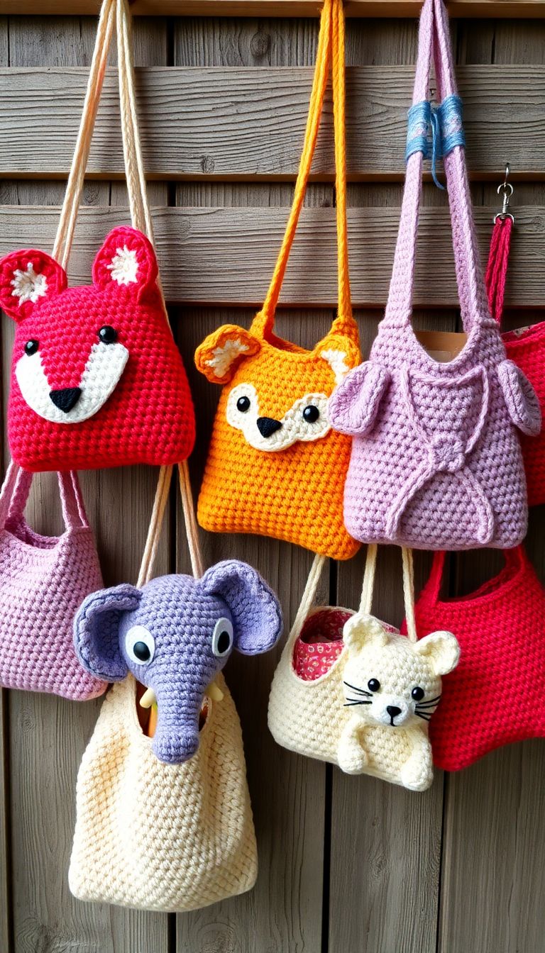 Animal-Shaped Market Bags