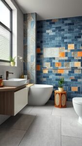 bathroom tile ideas to add texture and styl