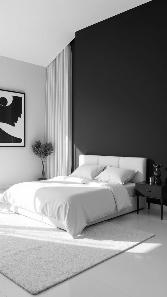 Black and White Artwork Displays