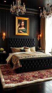 black bedroom ideas for a bold and dramatic statement