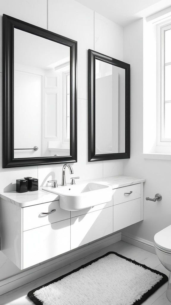 Black Framed Mirrors