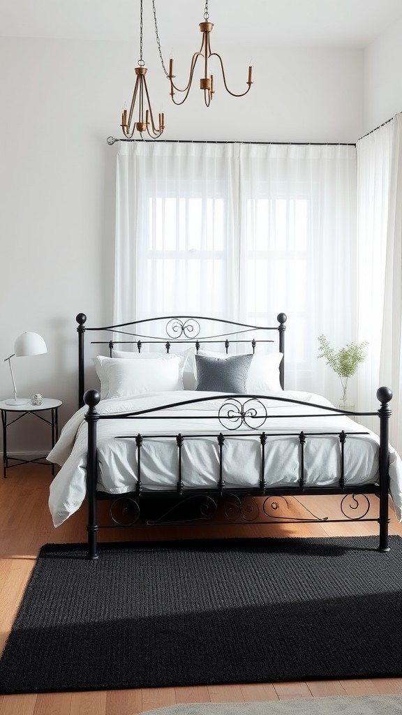 Black Iron Bed Frame