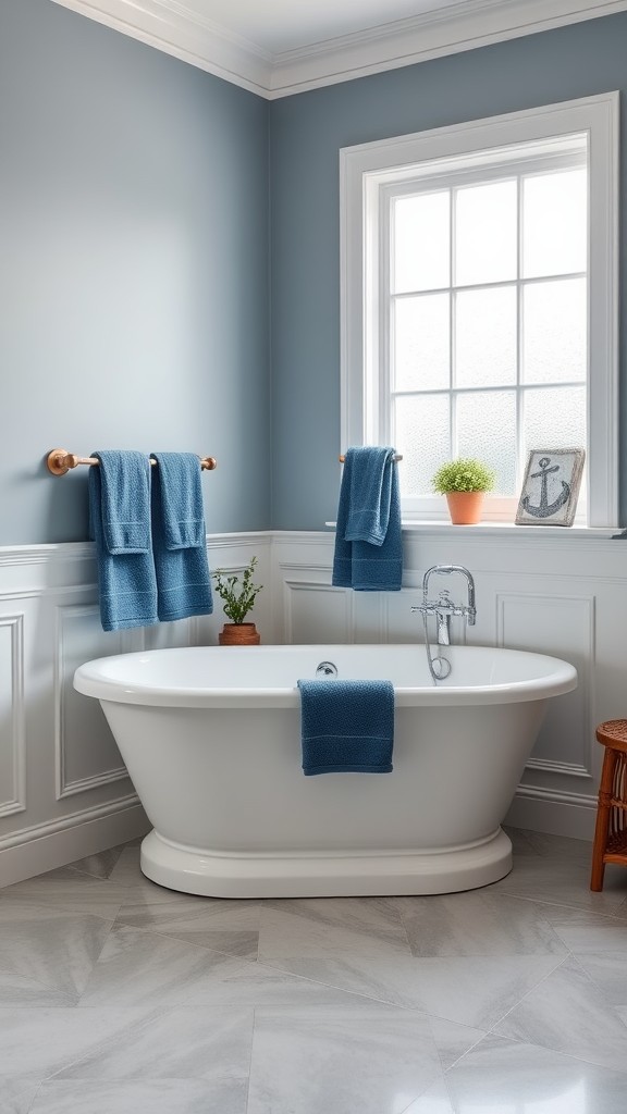 blue bathroom ideas that calm and relax