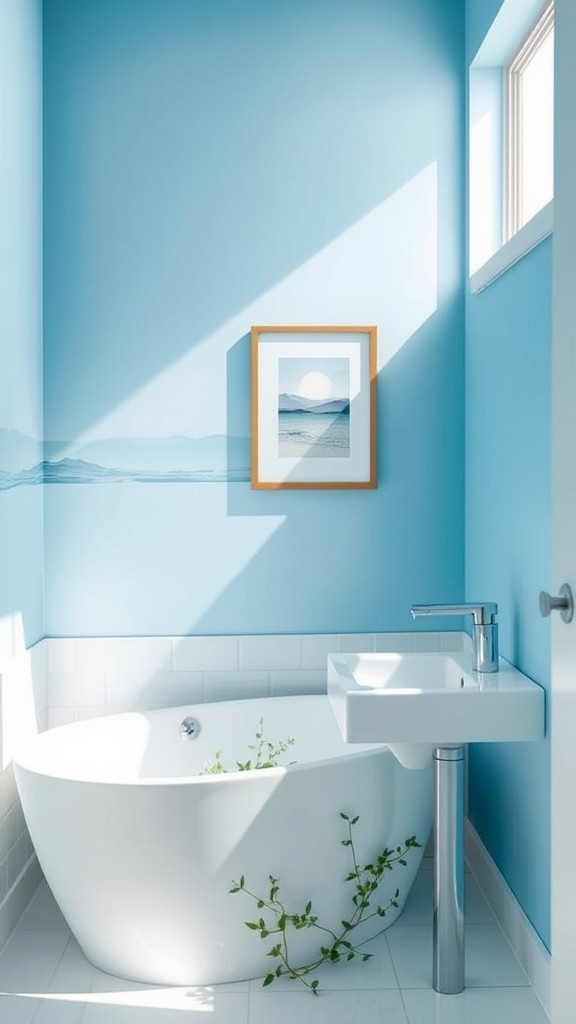 Blue Wall Art for a Soothing Touch