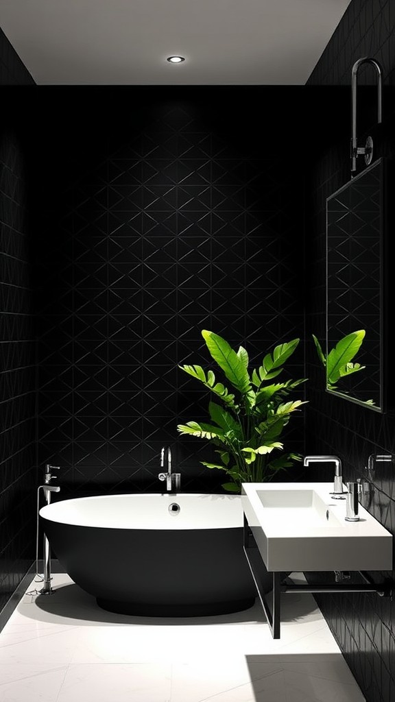 Bold Black Wallpaper Designs